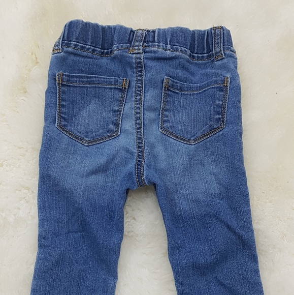 Oshkosh pull on girls   Denim jeans 18 months - Picture 2 of 5